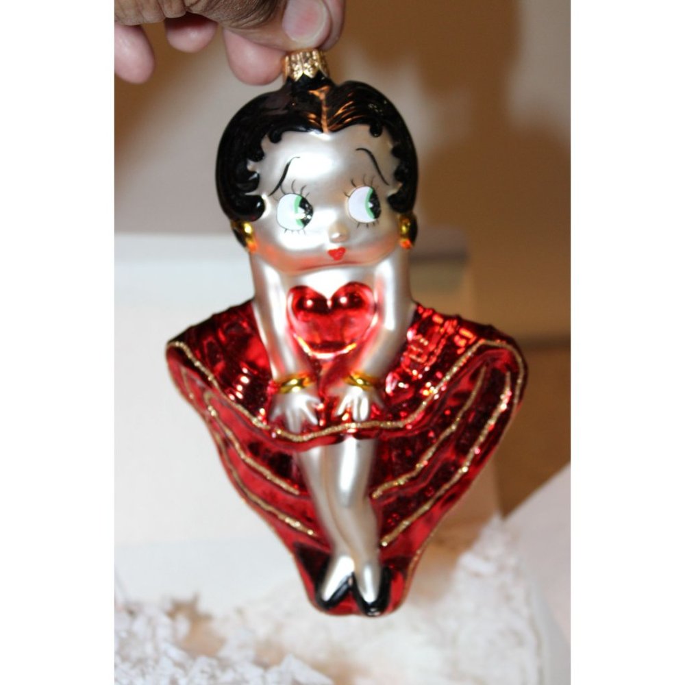 Kurt S Adler Ornament - Betty Boop Red Dress